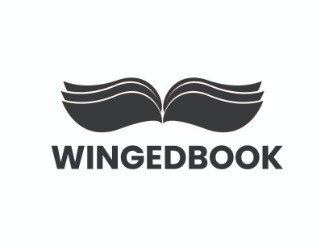 Projekt logo dla firmy WingedBook | Projektowanie logo